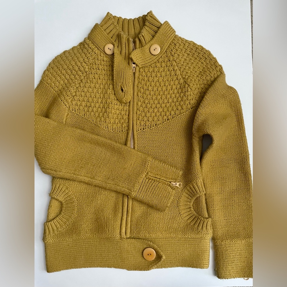 Lux zip up knit sweater